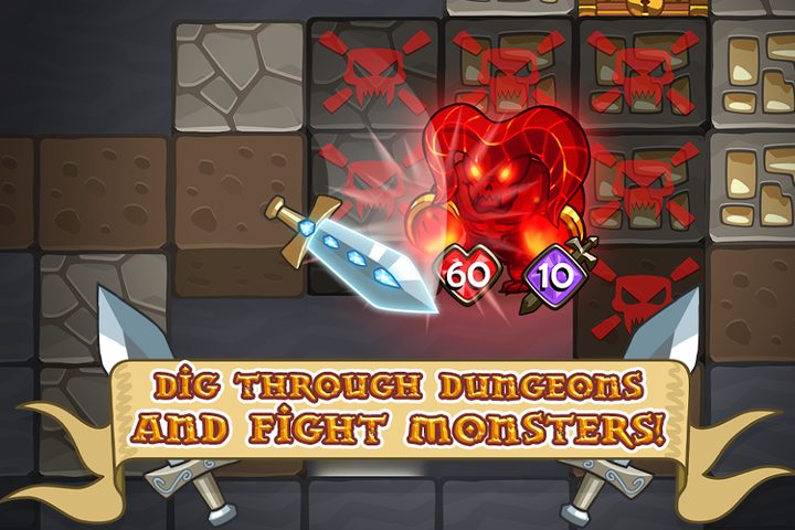 Screenshot 3: Mine Quest: Battle Dungeon RPG