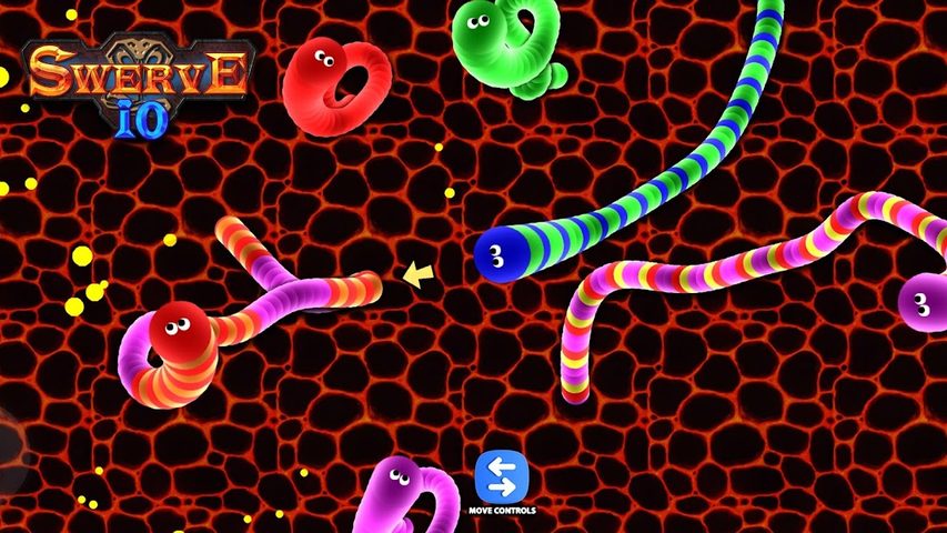 Screenshot 3: Swerve.io - Worm Games