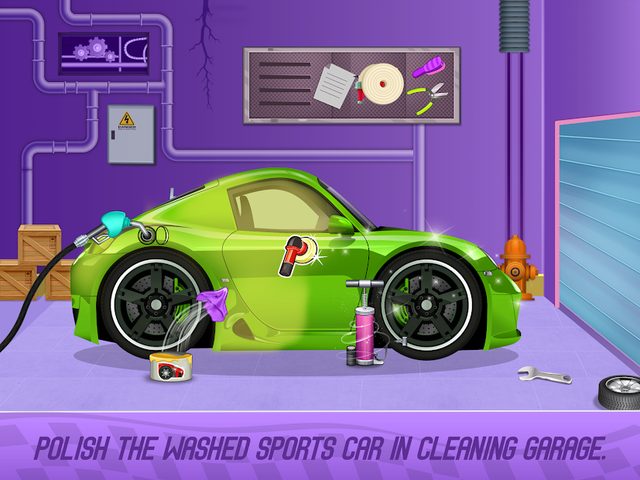 Screenshot 10: Kids Sports Car Wash Garage
