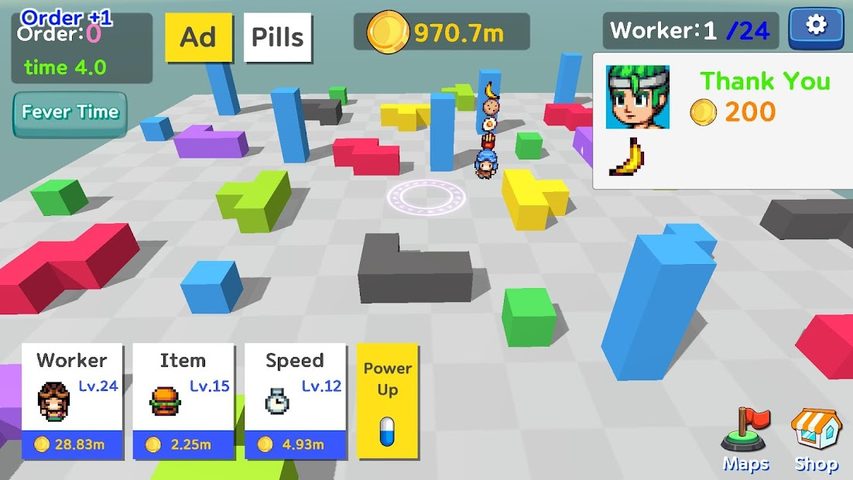 Screenshot 1: Tiny Delivery Idle