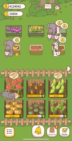 Screenshot 8: Cat Restaurant 2 - farm sowing coffee cooking game