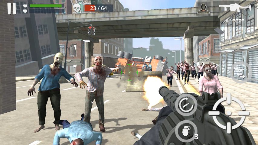 Screenshot 5: Dead Zombie Battle : Zombie Defense Warfare