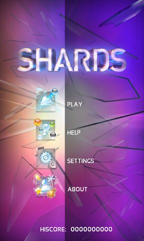 Screenshot 1: Shards - the Brick Breaker