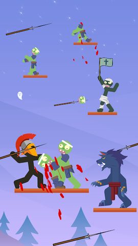 Screenshot 1: The Warrior - Top Stickman