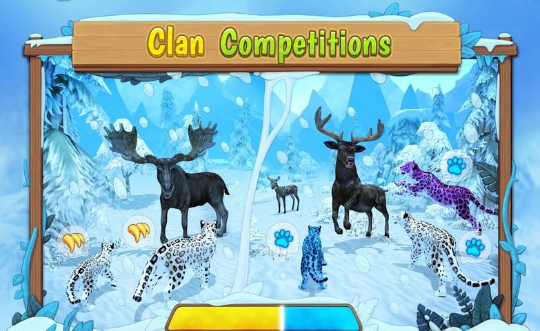 Screenshot 11: Snow Leopard Family Sim Online