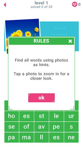 Screenshot 2: 1 Image: 4 words Extra