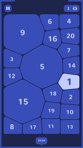 Screenshot 2: Next Numbers 2 - Reaction & Memory Improving Games