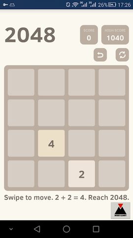 Screenshot 1: 2048