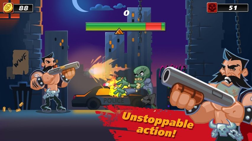 Screenshot 1: One Finger Zombie Shooter