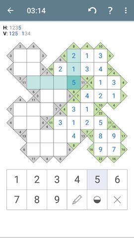 Screenshot 3: Kakuro (Cross Sums) - Classic