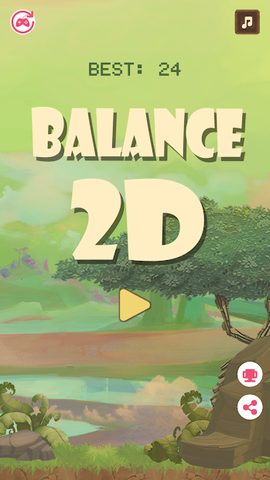 Screenshot 1: Balance 2D: Epic Balance Game