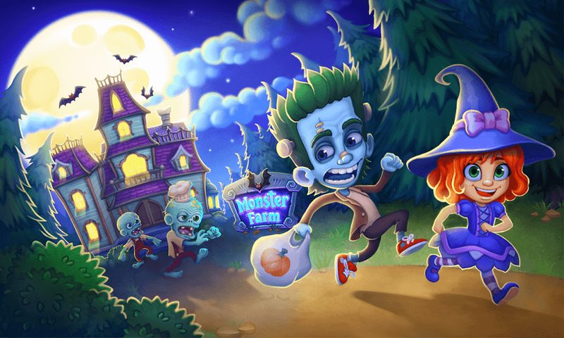Screenshot 5: Halloween Farm: Monster Family