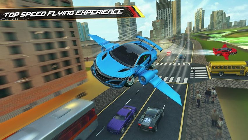 Screenshot 11: Flying Car Games 3d