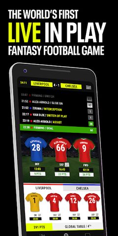 Screenshot 1: Fanslide - Live In Play Fantasy Football