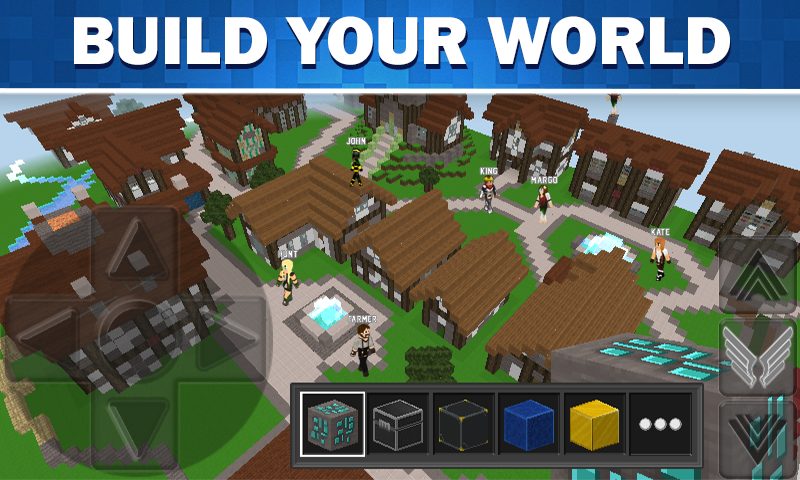 Screenshot 1: WorldCraft: 3D Block Craft