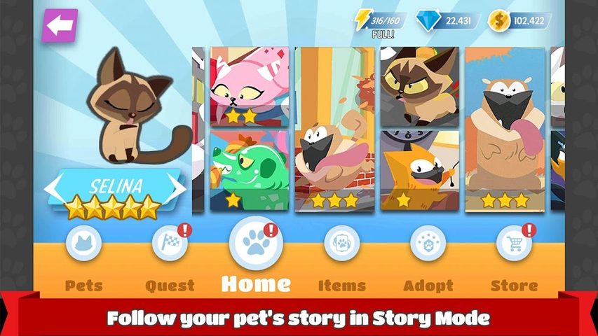Screenshot 4: Pets Race - Fun Multiplayer PvP Online Racing Game