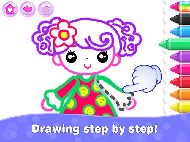Screenshot 19: Bini Kids Drawing Games for Girls! Toddlers Apps!