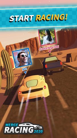 Screenshot 2: Merge Racing 2021