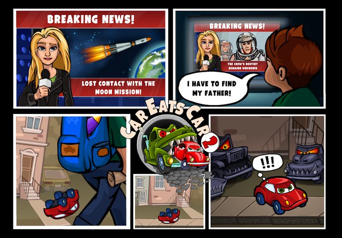 Screenshot 4: Car Eats Car 2 - Racing Game