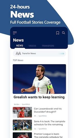 Screenshot 2: SportMob - Live Scores & Football News
