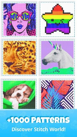 Screenshot 1: Cross Stitch Gold: Color By Number, Sewing pattern