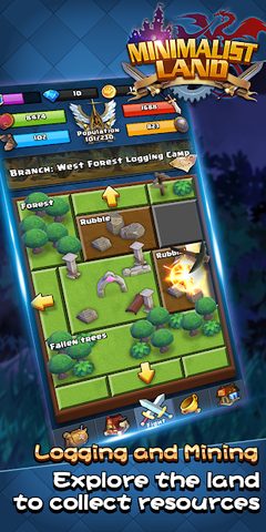 Screenshot 4: Minimalist Land™ - Quest&Building&Offline RPG