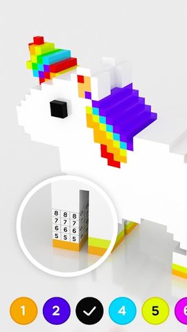 Screenshot 2: Color by Number ®: 3D No.Draw