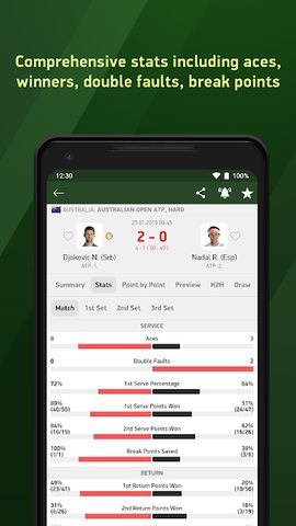 Screenshot 2: Tennis 24 - tennis live scores