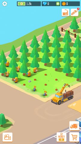 Screenshot 1: Idle Lumber Empire