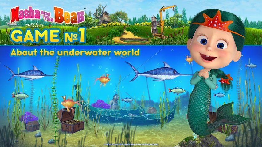Screenshot 1: Masha and the Bear: Water game