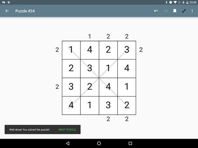 Screenshot 8: Skyscrapers Number Puzzle