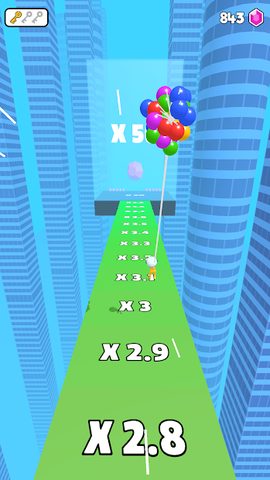 Screenshot 5: Balloon Boy 3D - Stack & Race