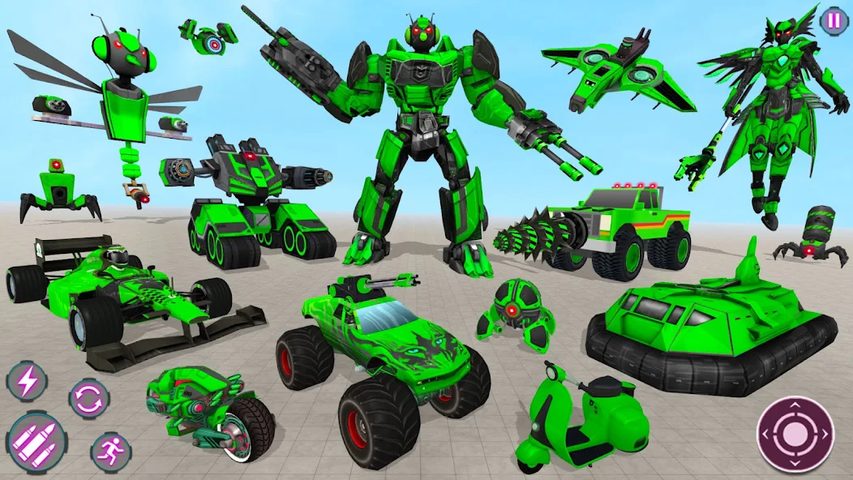 Screenshot 16: Dragon Fly Robot Car Game 3d