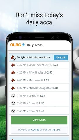 Screenshot 1: OLBG Sports Betting Tips – Football, Racing & more