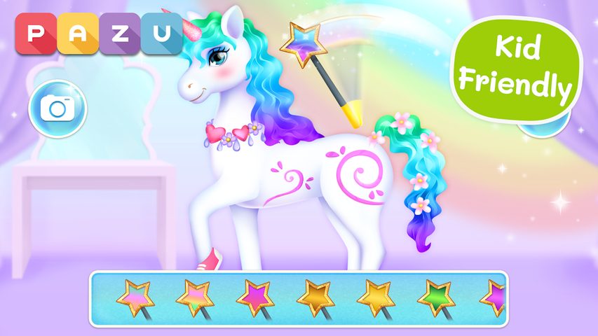 Screenshot 1: My Unicorn dress up for kids