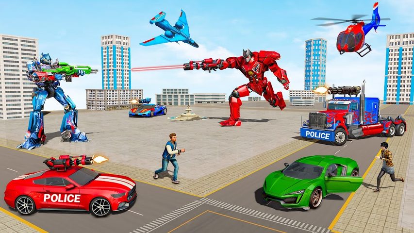Screenshot 24: Police Truck Robot Game – Dino