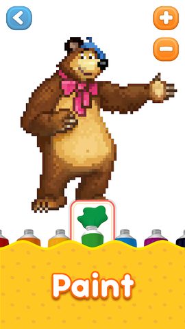 Screenshot 3: Masha and the Bear: coloring