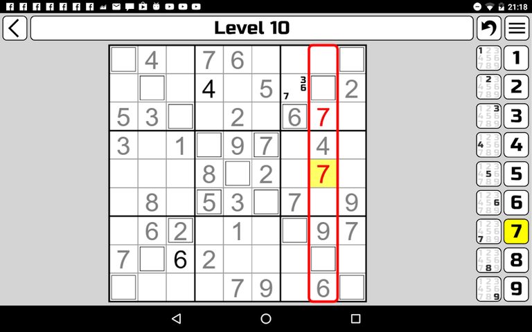 Screenshot 22: Sudoku X