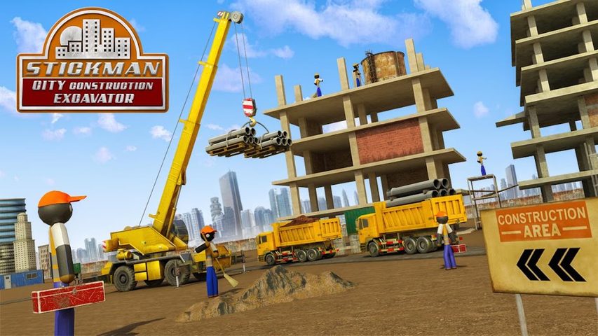 Screenshot 5: Stickman City Construction