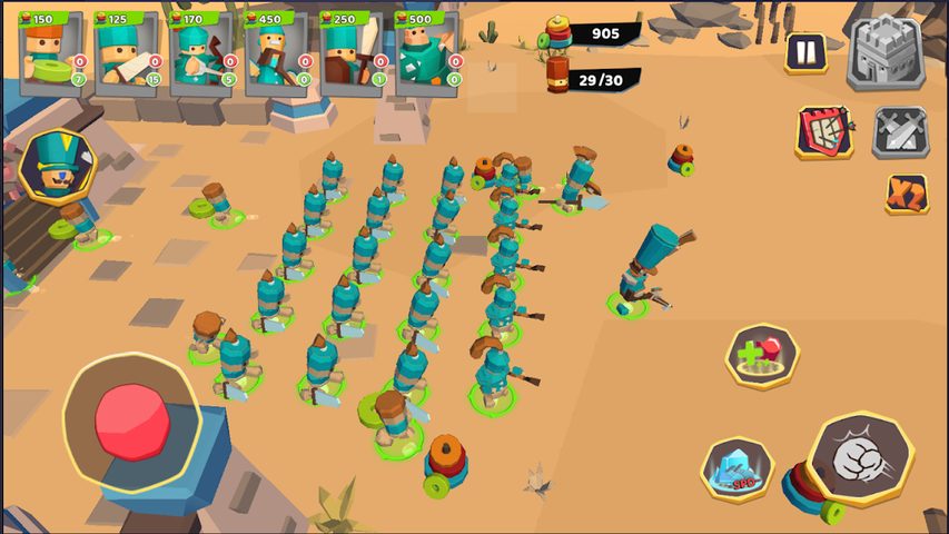 Screenshot 2: War of Toys: Strategy Simulator Game