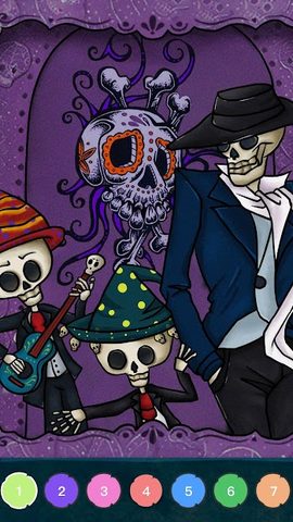 Screenshot 7: Zombie Coloring - Color by Numbers & Art Books