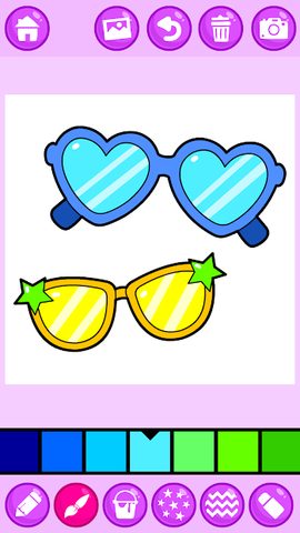 Screenshot 3: Beauty Makeup: Glitter Coloring Game for Girls