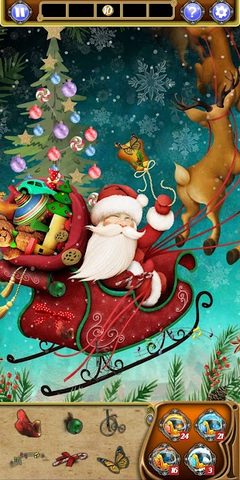 Screenshot 1: Hidden Object Christmas Tiding