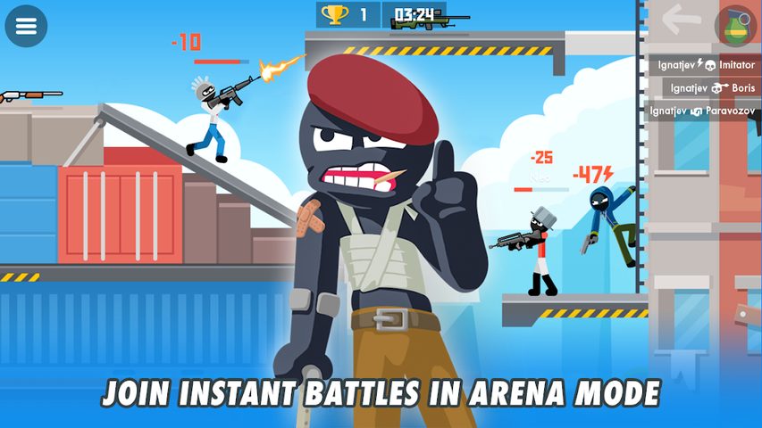 Screenshot 6: Stickman Combats: Multiplayer Stick Battle Shooter