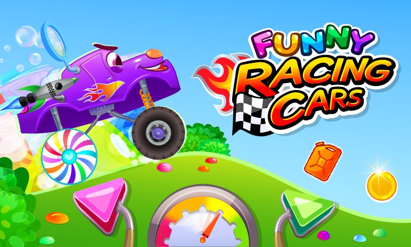 Screenshot 1: Funny Racing Cars