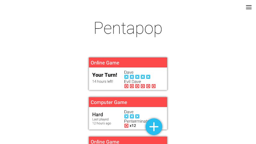 Screenshot 10: Pentapop - Online Gomoku/Five in a row