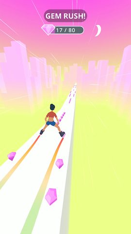 Screenshot 2: Sky Roller: Rainbow Skating