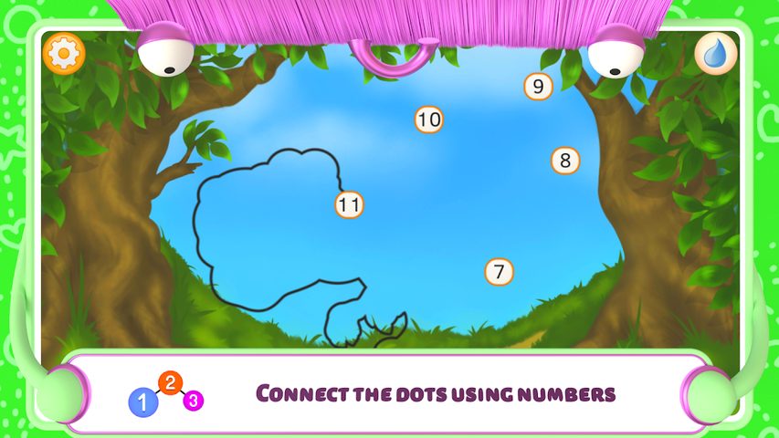 Screenshot 3: Connect the Dots  - Dinosaurs