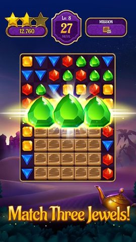 Screenshot 4: Jewels & Genies: Aladdin Quest