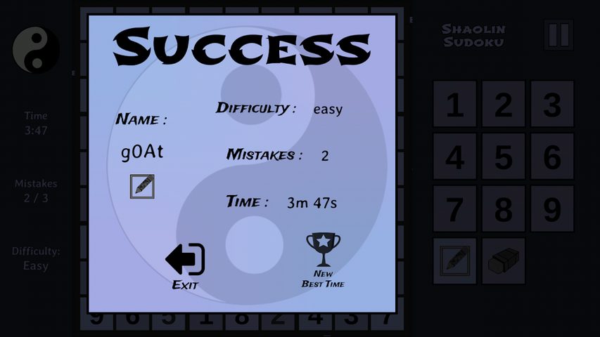 Screenshot 8: Shaolin Sudoku - The Yin Yang